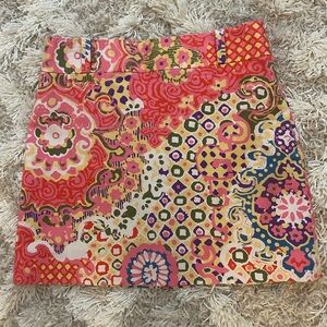 J Crew mini length skirt sz 2 Multicolor